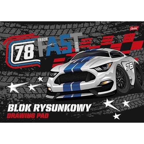Blok rysunkowy szkolny A3 biały 20 kartek 80g UNIPAP