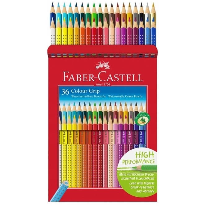 Kredki GRIP 2001 36kol. op. kartonowe 112442 FABER-CASTELL