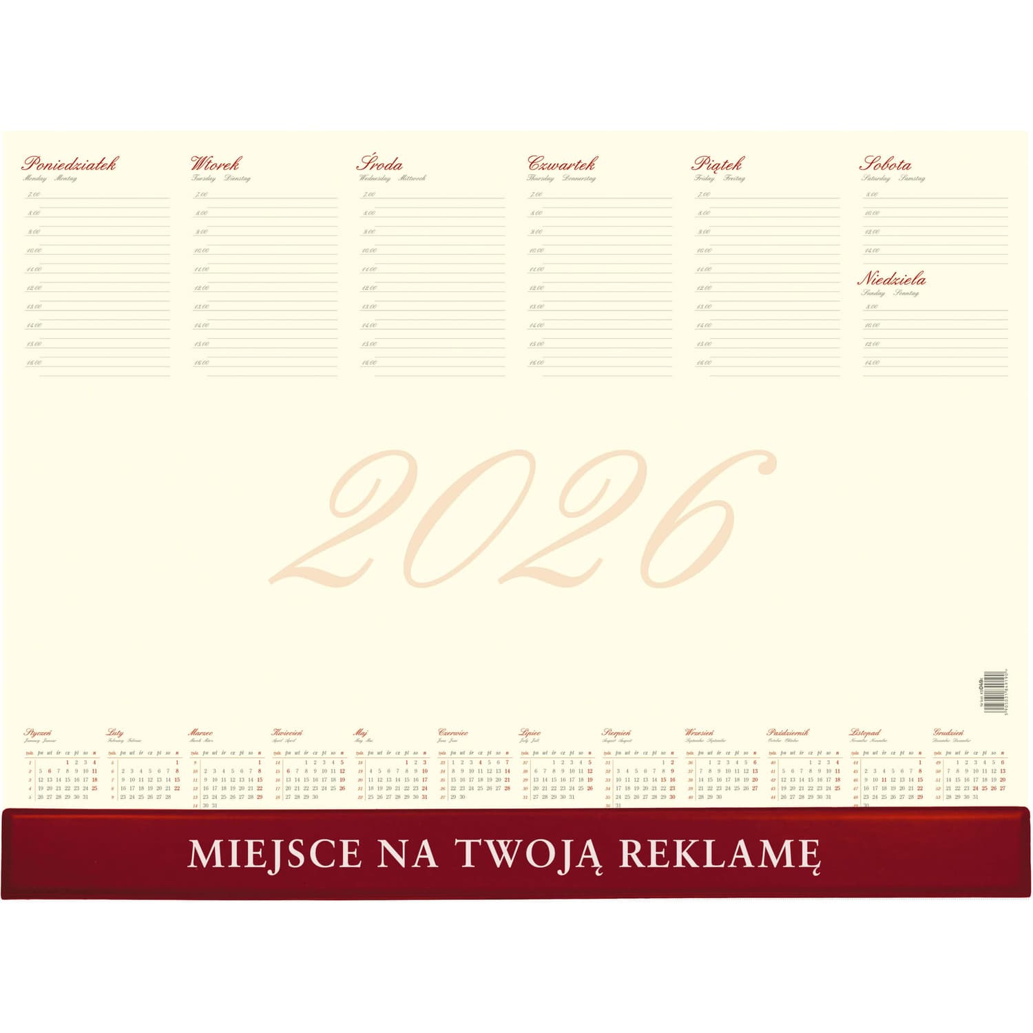 Biuwar Business 550x410mm 2026 KB049K Wokół Nas