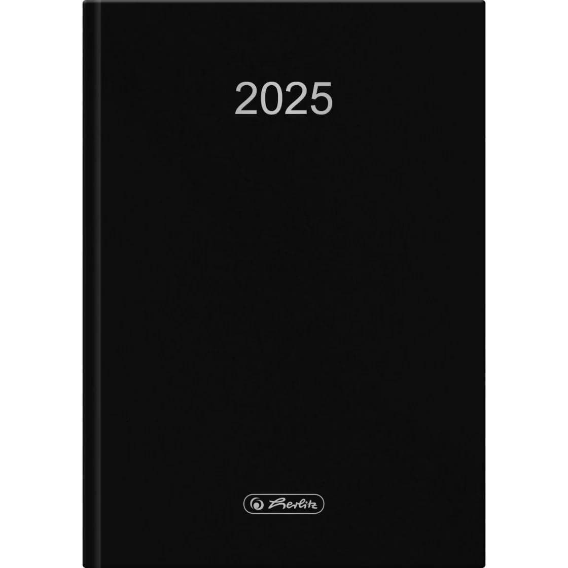Kalendarz A5 dzienny czarny SZEFA 2025 9501612 HERLITZ