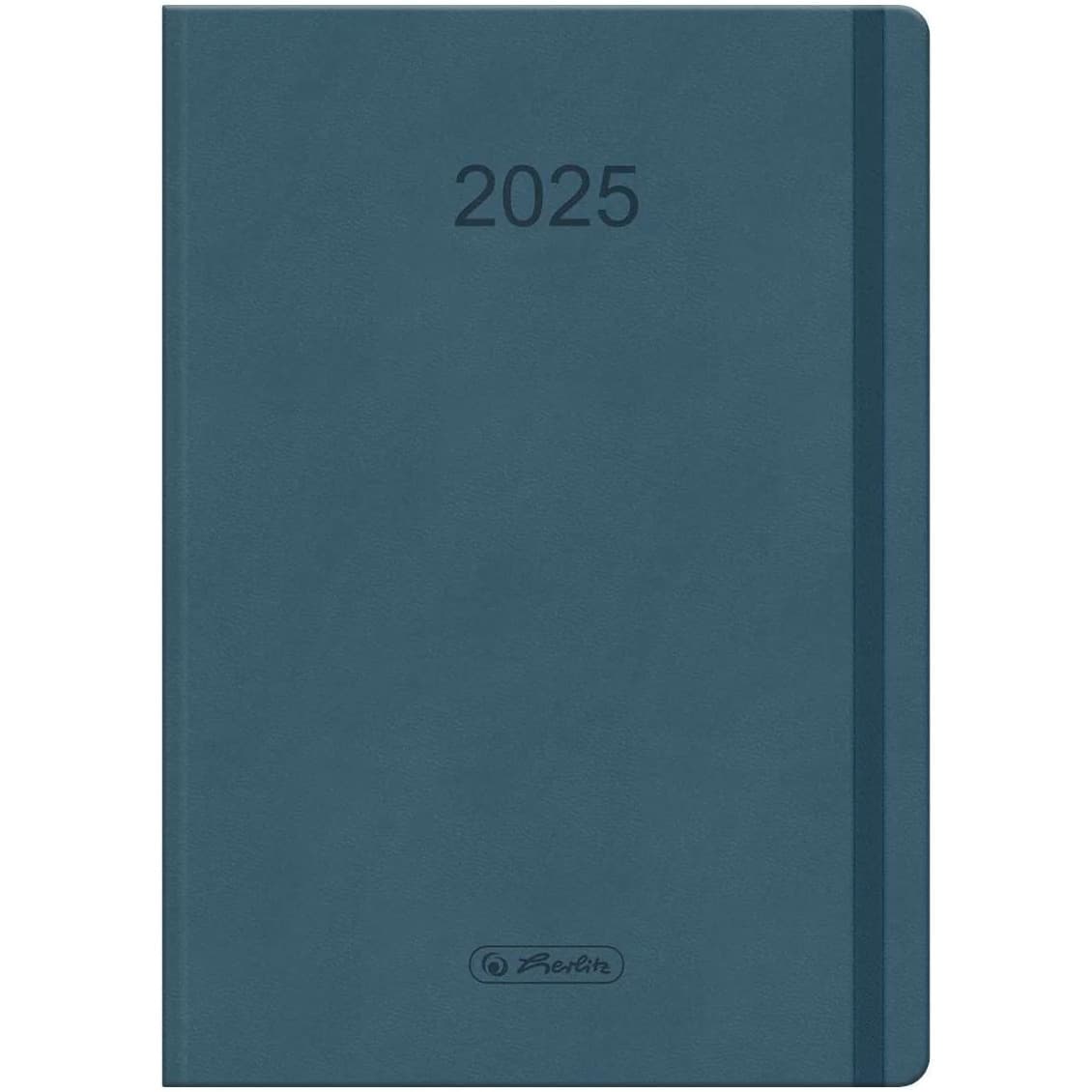 Kalendarz A5 tygodniowy niebieski z gumką FLEX 2025 9501636 HERLITZ
