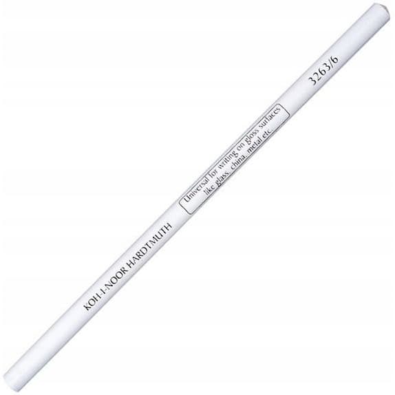 Kredka DERMATOGRAF 3263/6 biała KOH-I-NOOR