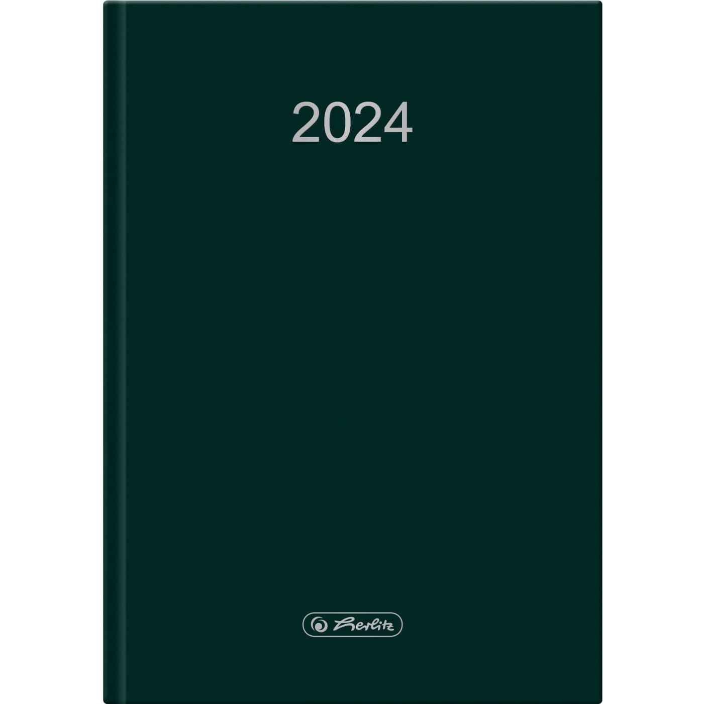 Kalendarz dzienny Szefa A5 ciemna zieleń 2024 9588351 HERLITZ