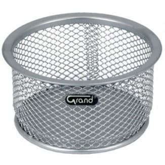 Pojemnik na spinacze srebrny metalowy GR-010S 120-1120 GRAND