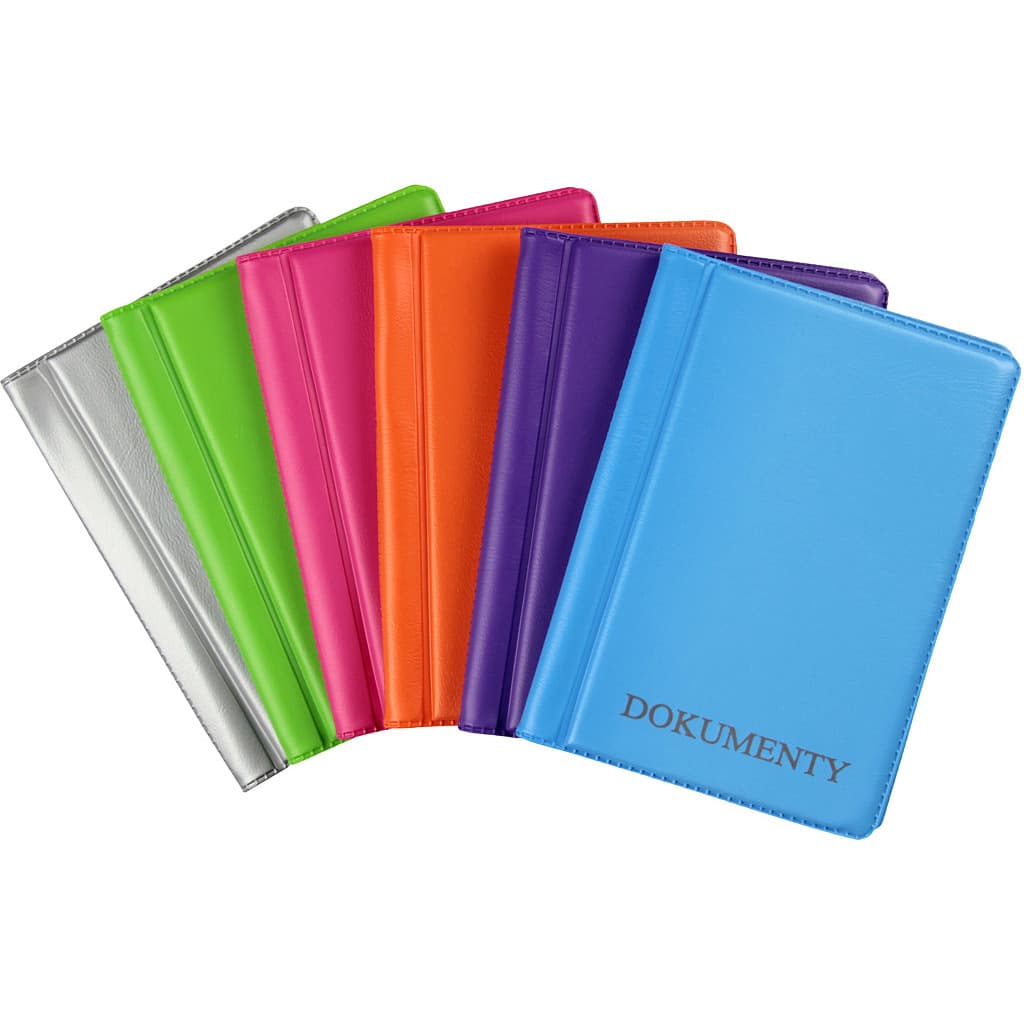 Okładka na dokumenty mini NEW COLOURS (mix 10 szt)KOD-03 BIURFOL