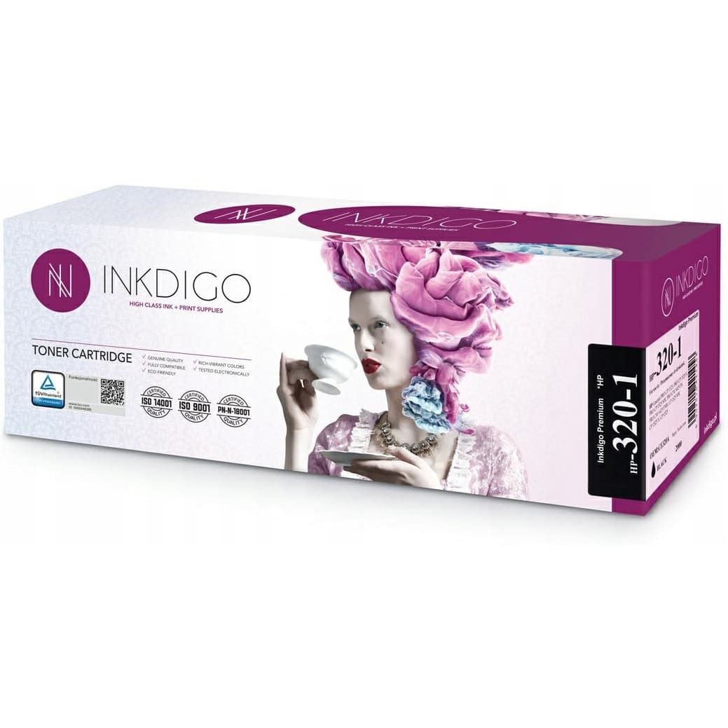 Toner INKDIGO (HP-320-1) czarny 2000str zamiennik HP (128A/CE320A)