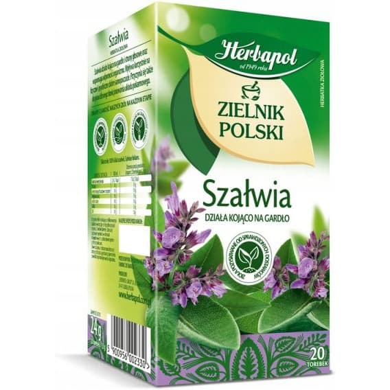 Herbata HERBAPOL ZIELNIK POLSKI (20 torebek) szałwia