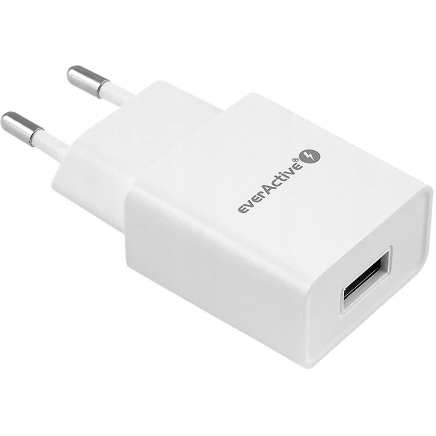 Ładowarka sieciowa 230V EVERACTIVE SC-200 1xUSB 2,4A biała 12W