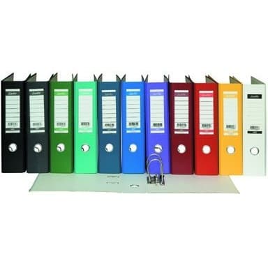 Segregator na dokumenty A4 80mm XXL zielony z szyną 100551792 BANTEX