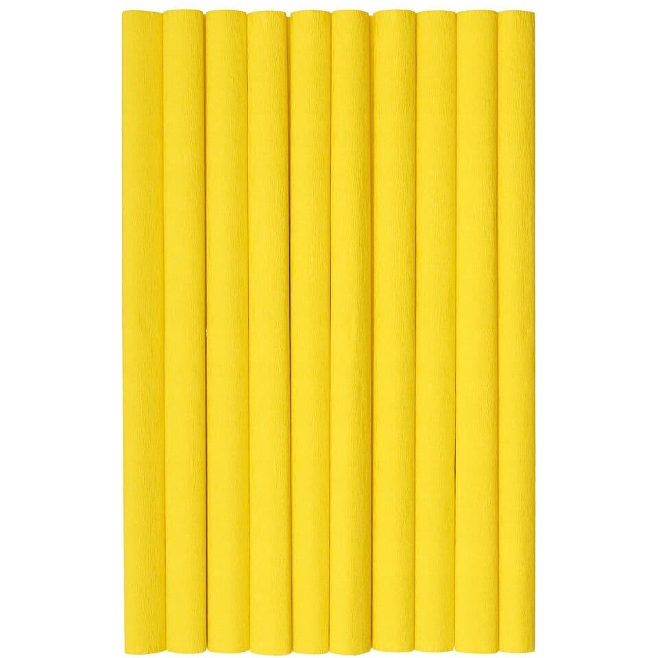 Bibuła marszczona (10 rolek) 50x200cm żółty 400153892 HERLITZ