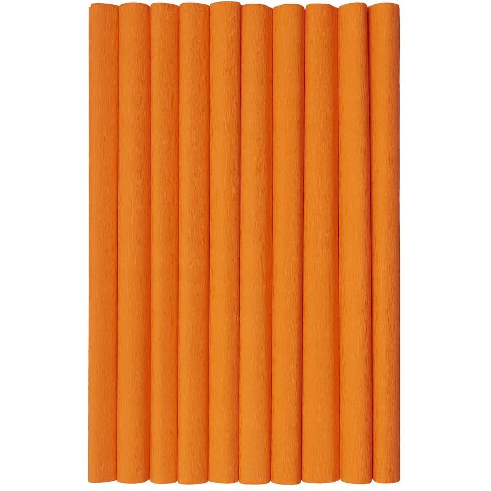 Bibuła marszczona (10 rolek) 50x200cm ciemny pomarańcz 400153894 HERLITZ