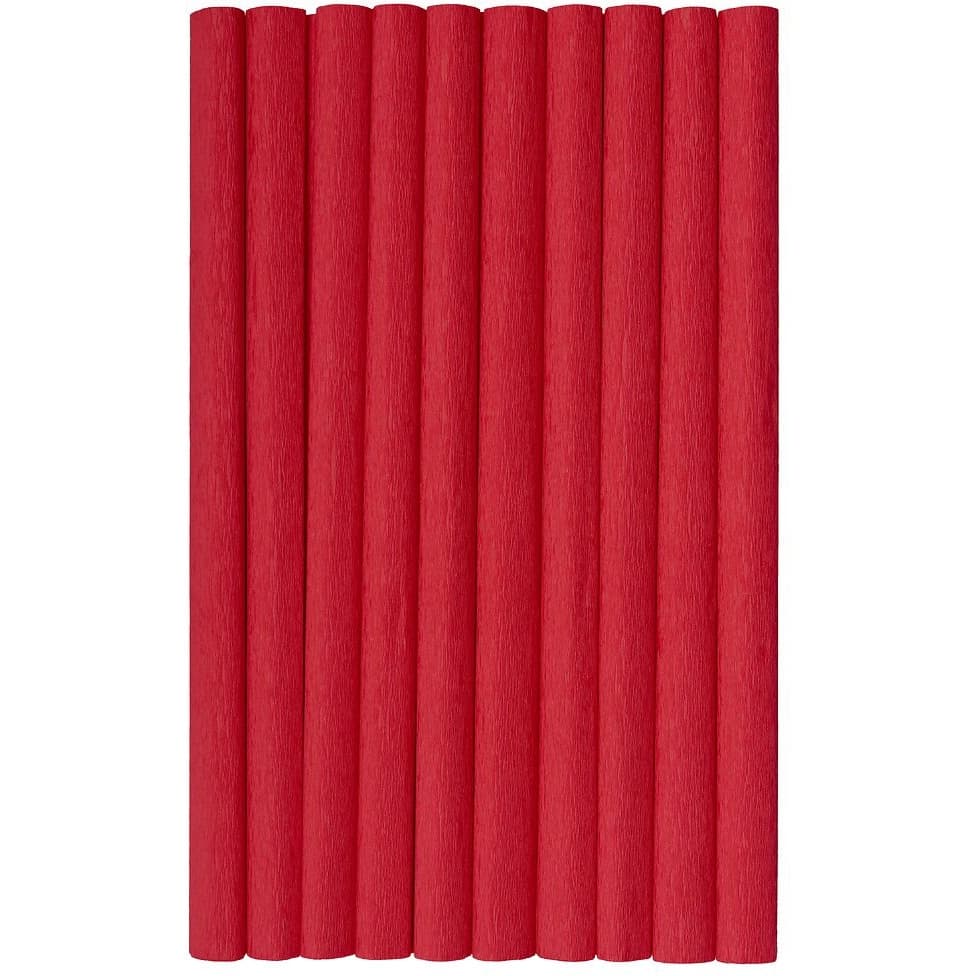 Bibuła marszczona (10 rolek) 50x200cm ciemny czerwony 400153896 HERLITZ