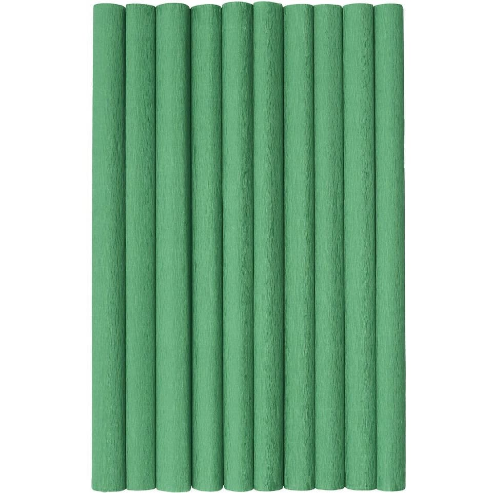Bibuła marszczona (10 rolek) 50x200cm ciemny zielony 400153921 HERLITZ