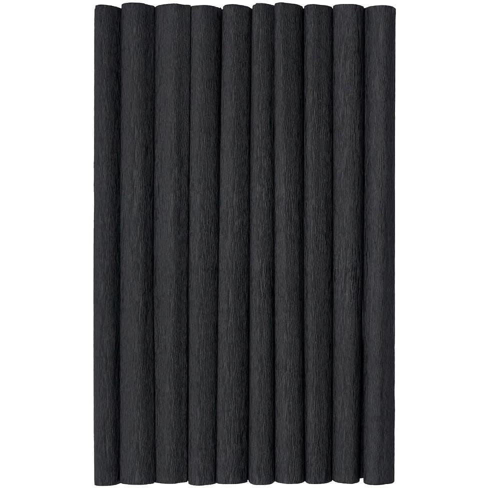 Bibuła marszczona (10 rolek) 50x200cm czarny 400153927 HERLITZ