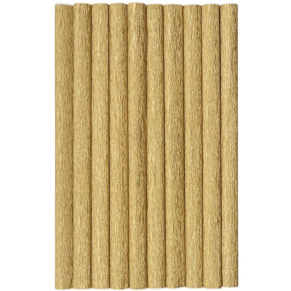Bibuła marszczona (10 rolek) 50x200cm złoty 400153929 HERLITZ