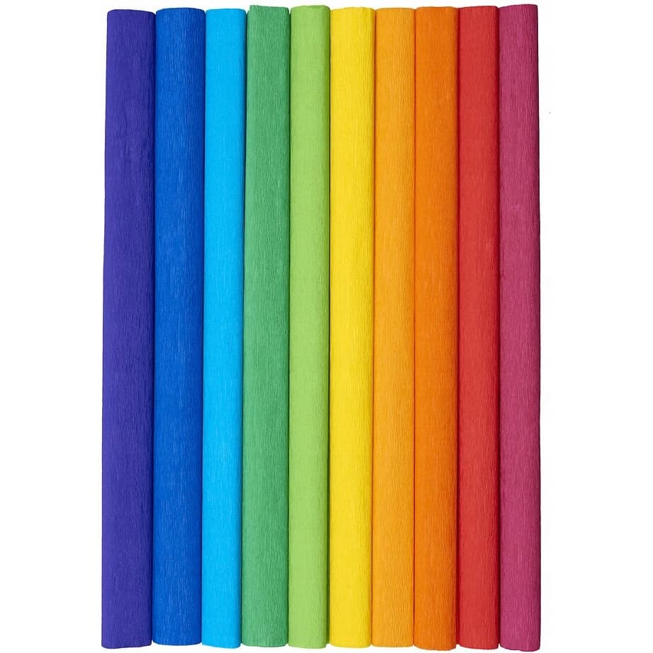 Bibuła marszczona 50x200cm mix kolorów tęczowy 400153931 HERLITZ