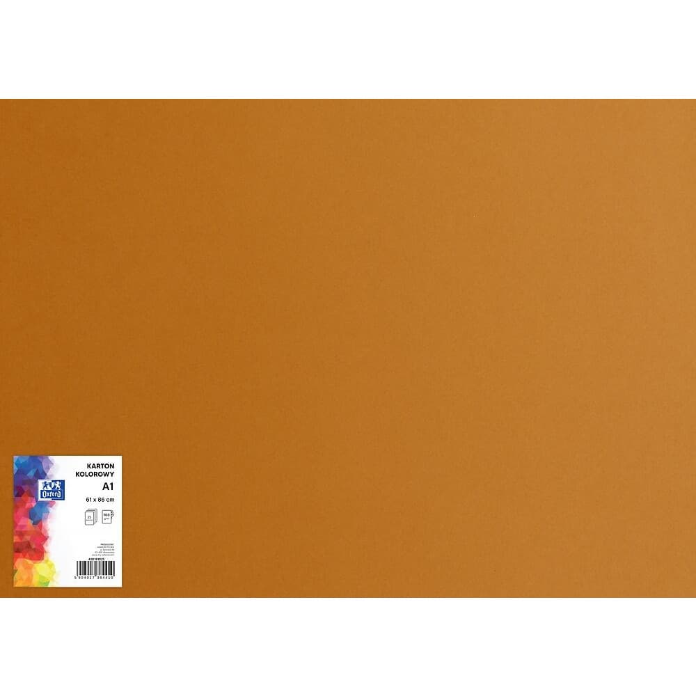Blok karton kolorowy CREATINIO A1 160g 25 arkuszy nr.19 brązowy 400149528 TOP 2000