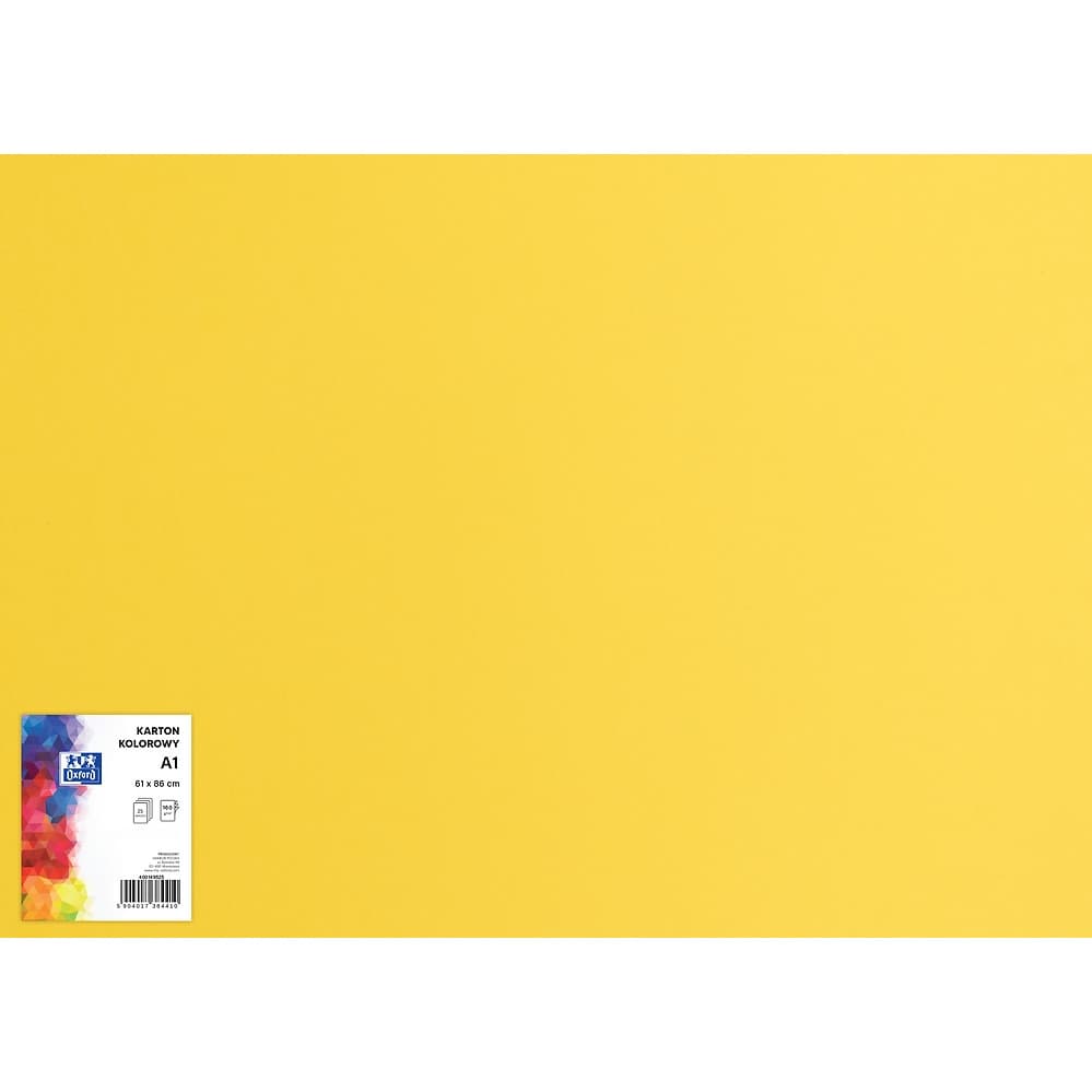 Blok karton kolorowy CREATINIO A1 160g 25 arkuszy nr.55 żółty 400149553 TOP 2000