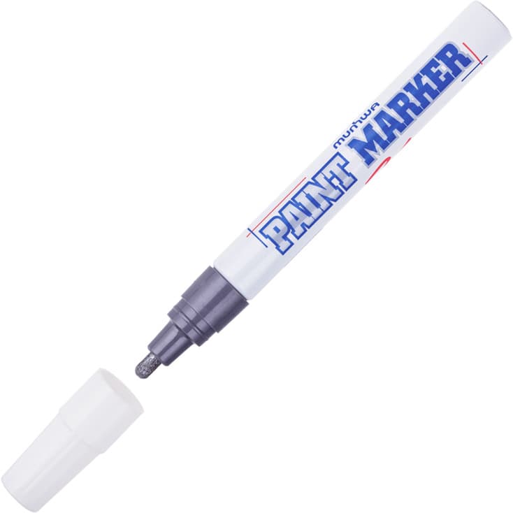 Marker olejowy 4mm srebrny MUNHWA