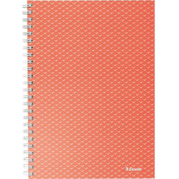 Kołonotatnik Colour`Breeze A5 w kratkę koralowy 628468 ESSELTE