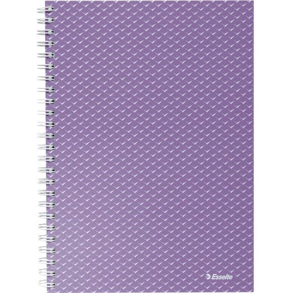 Kołonotatnik Colour`Breeze A5 w kratkę lawendowy 628469 ESSELTE