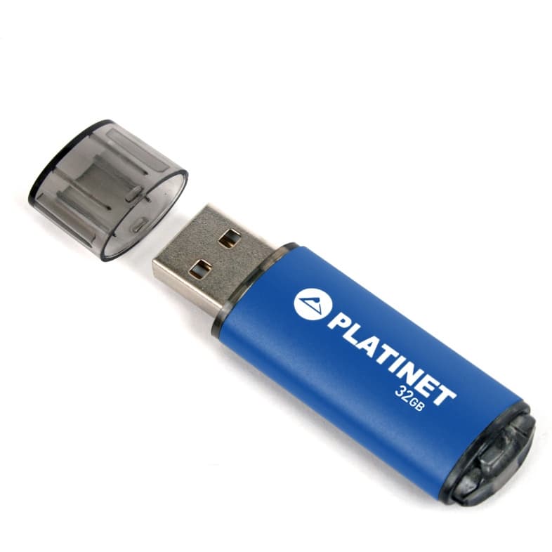 Pamięć USB-A 32GB PLATINET X-DEPO USB 2.0 niebieski (42967)