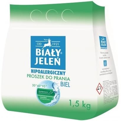 Proszek do prania BIAŁY JELEŃ 1,5kg do białego