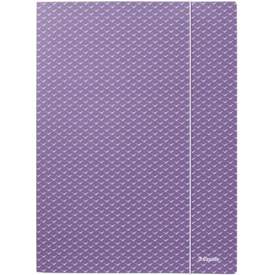 Teczka kartonowa z gumką Colour`Breeze A4 lawendowa 628495 ESSELTE