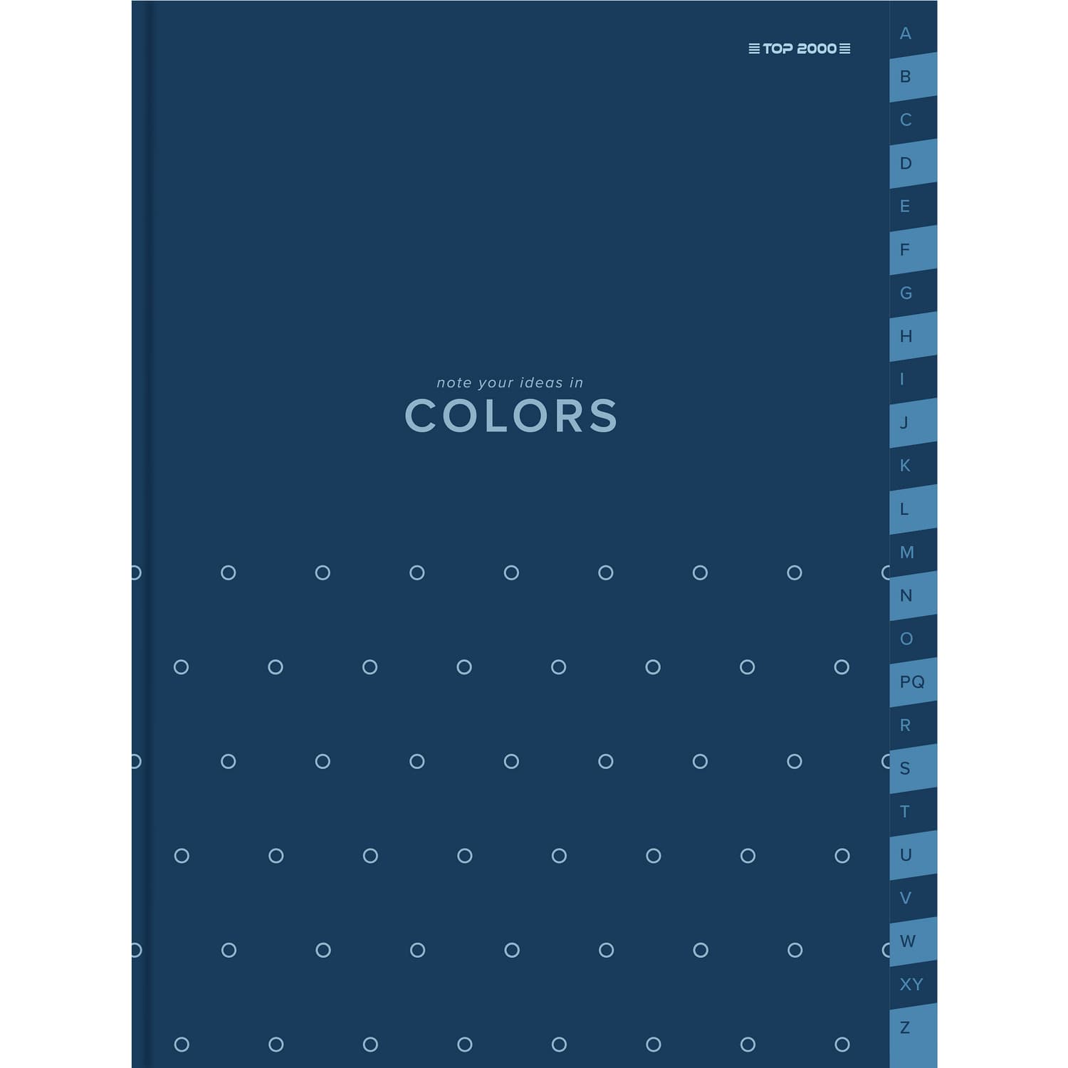 Skorowidz A5 96k kratka COLORS 400169234 TOP 2000