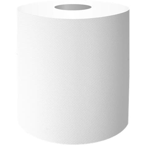 Ręcznik czyściwo białe MAXI 800 (2 rolki) 24,5cm 2w 100% celuloza perforacja 7132 PUFFO