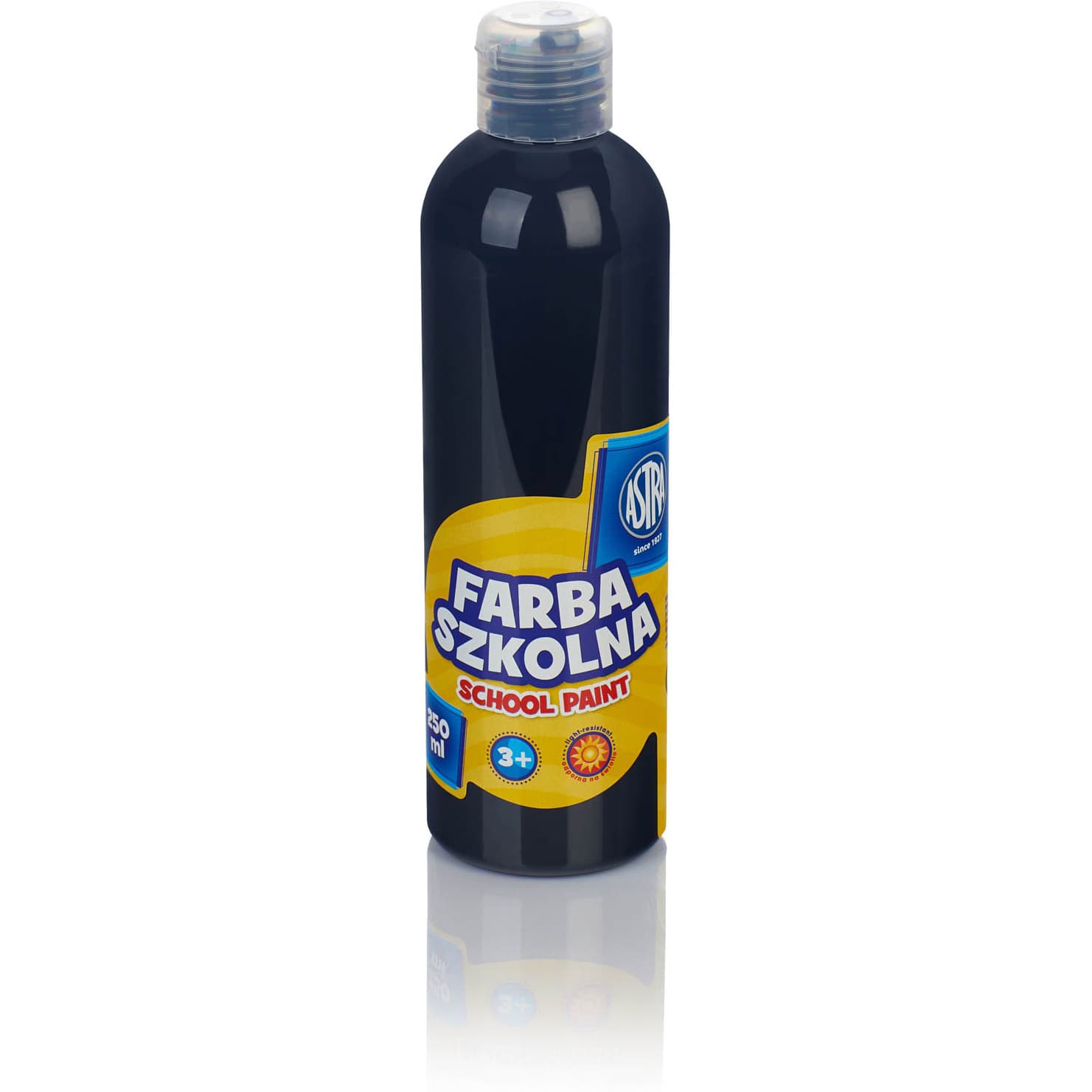 Farba plakatowa szkolna Astra 250ml czarna 301217018 ASTRA