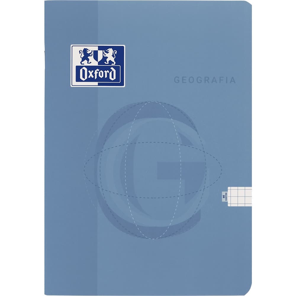 Zeszyt A5 60k kratka 90g GEOGRAFIA 400175638 OXFORD