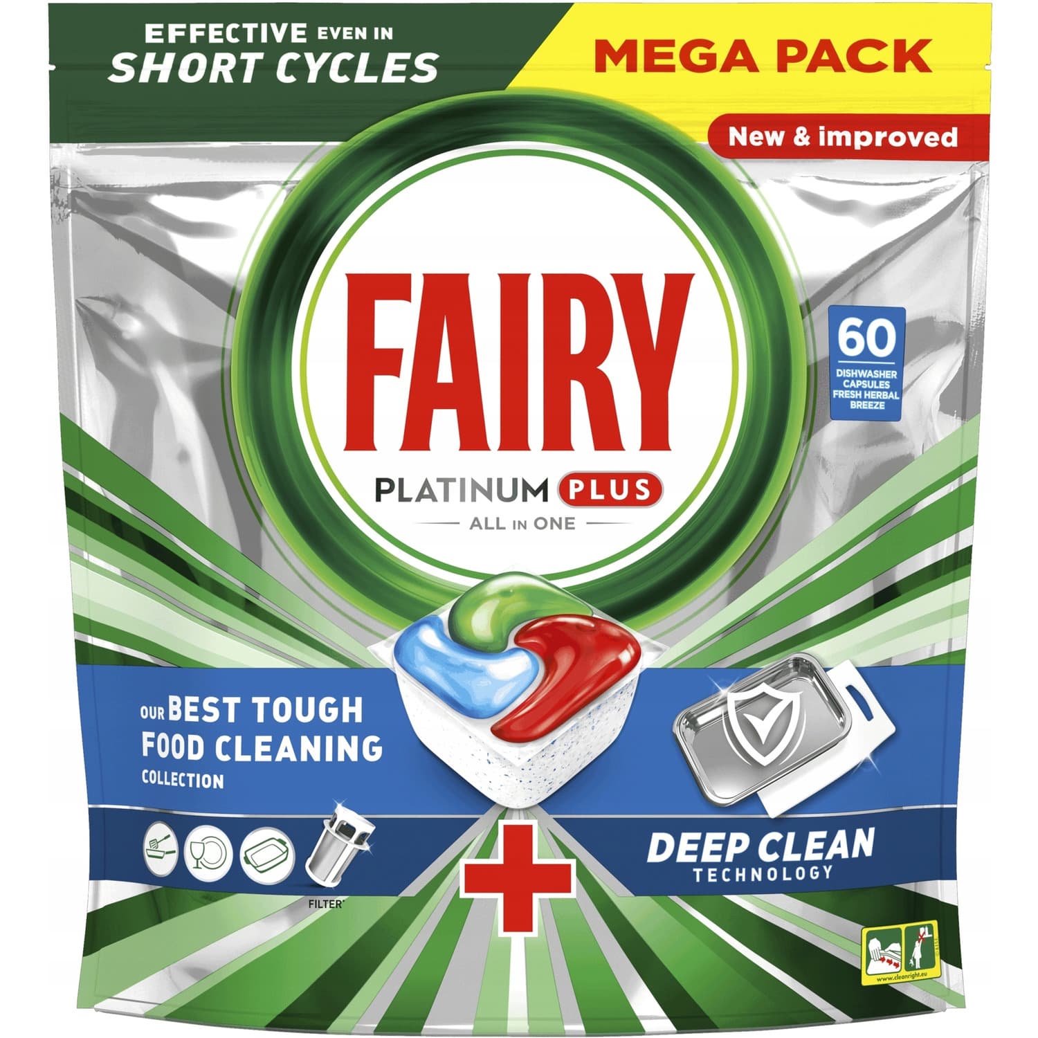 Kapsułki do zmywarki FAIRY PLATINUM PLUS ALL IN ONE (56szt)