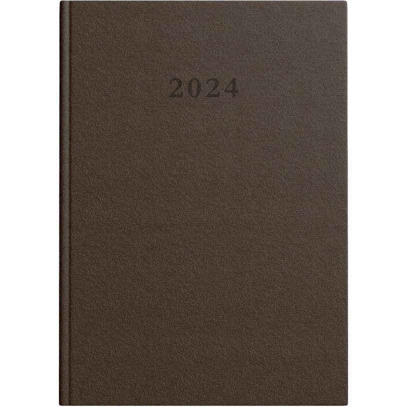 Kalendarz A4 brązowy dzienny STANDARD 2024 400177477 TOP 2000