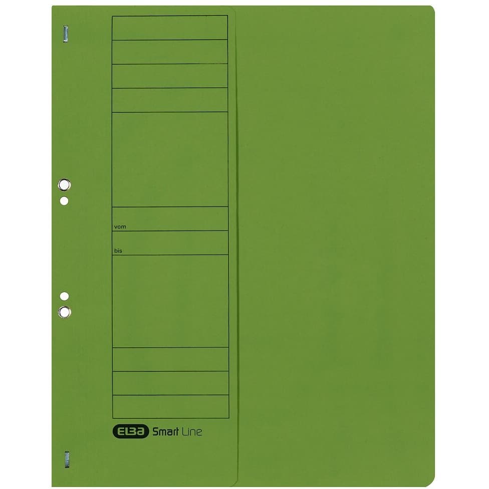 Skoroszyt oczkowy 1/2 A4 zielony 100551879 ELBA