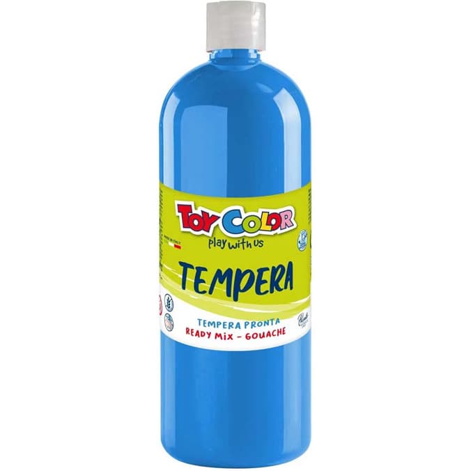 Farba TEMPERA 1000ml cyan blue 0554/18 TOY COLOR