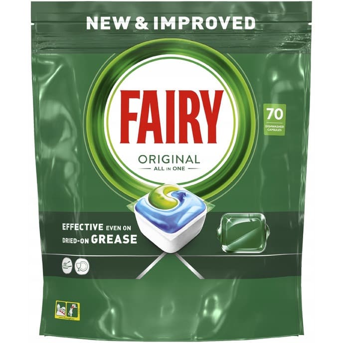 Kapsułki do zmywarki FAIRY ORYGINAL ALL IN ONE (70szt)