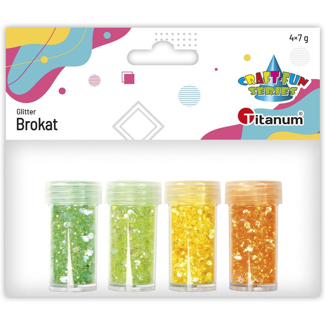 Brokat Craft-Fun Series mix 4 kolory 472913 TITANUM