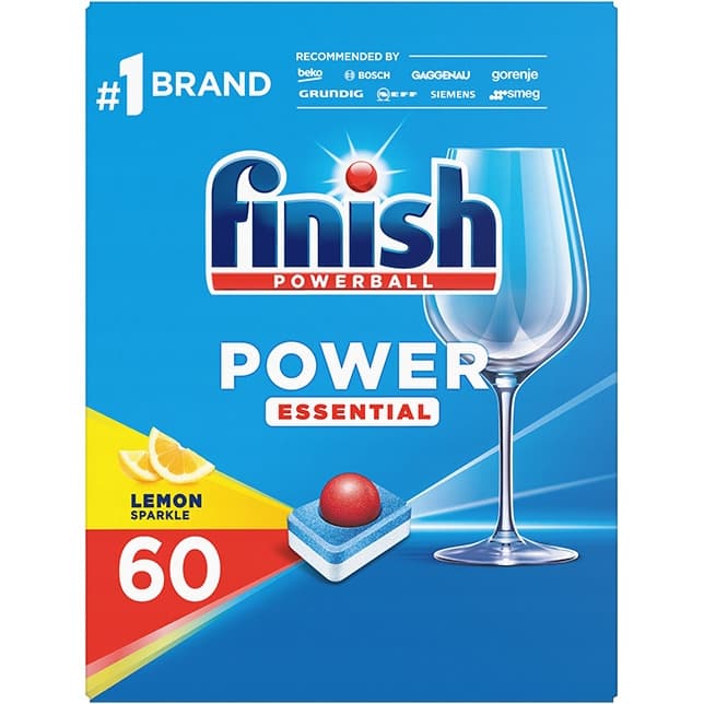 Kapsułki do zmywarki FINISH POWERBALL Quantum Lemon (60szt)
