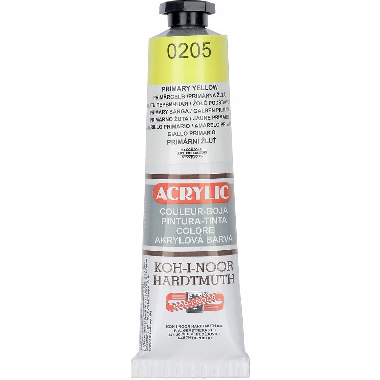 Farba akrylowa 162708 żółta 40ml. KOH-I-NOOR
