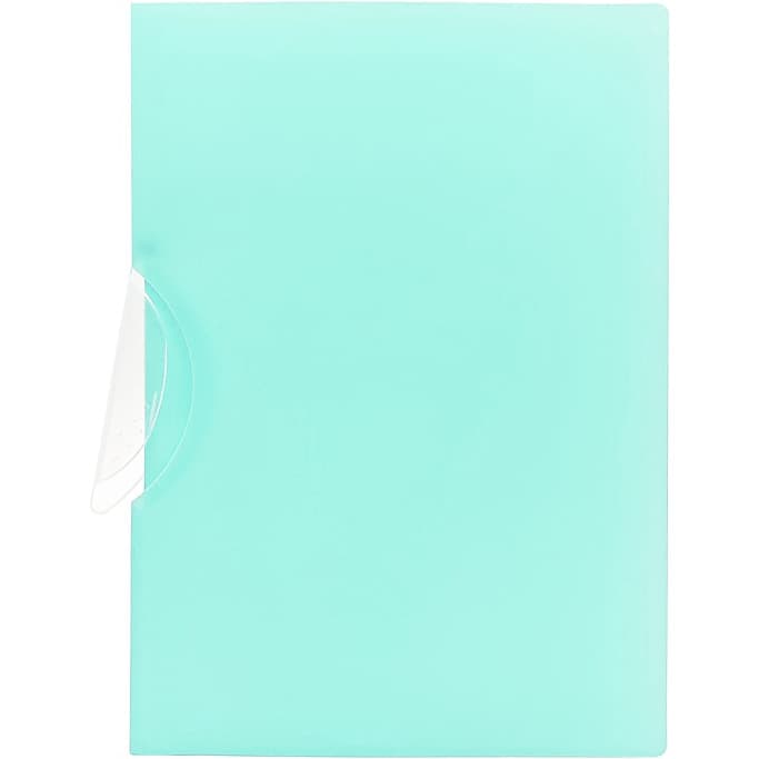 Skoroszyt z klipsem A4 PP pastel zielony SKP-A4-04 BIURFOL