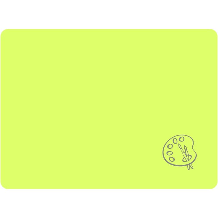 Podkładka na biurko do prac plastycznych 28x38cm A4 neonowy żółty PS-NEON-A4-02 BIURFOL