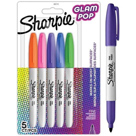 Markery permanentne SHARPIE Glam Pop (5 kolorów) 2201774