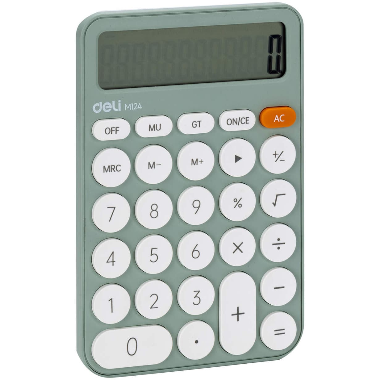 Kalkulator M124 12-pozycyjny zielony EM124 GREEN DELI