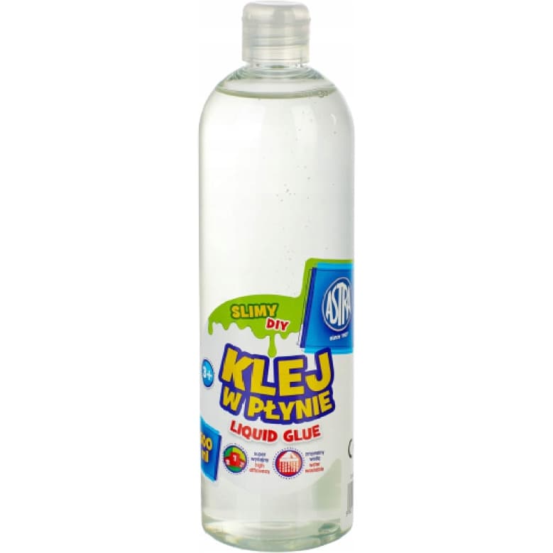 Klej szkolny w płynie transparentny 500ml 401118006 ASTRA