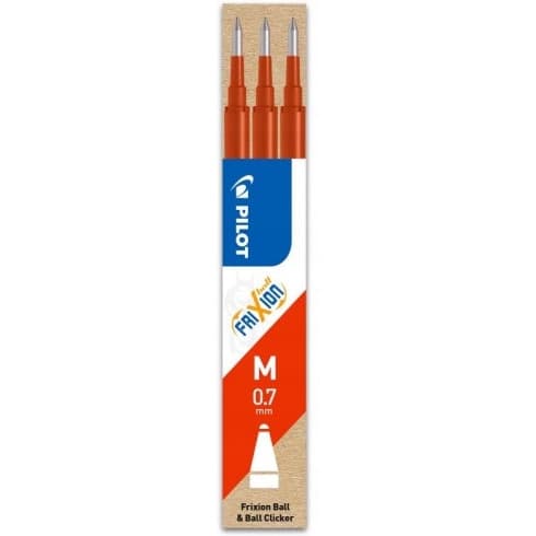 Wkład FRIXION 0,7mm czerwony (3szt) BLS-FR7-R-S3 PILOT