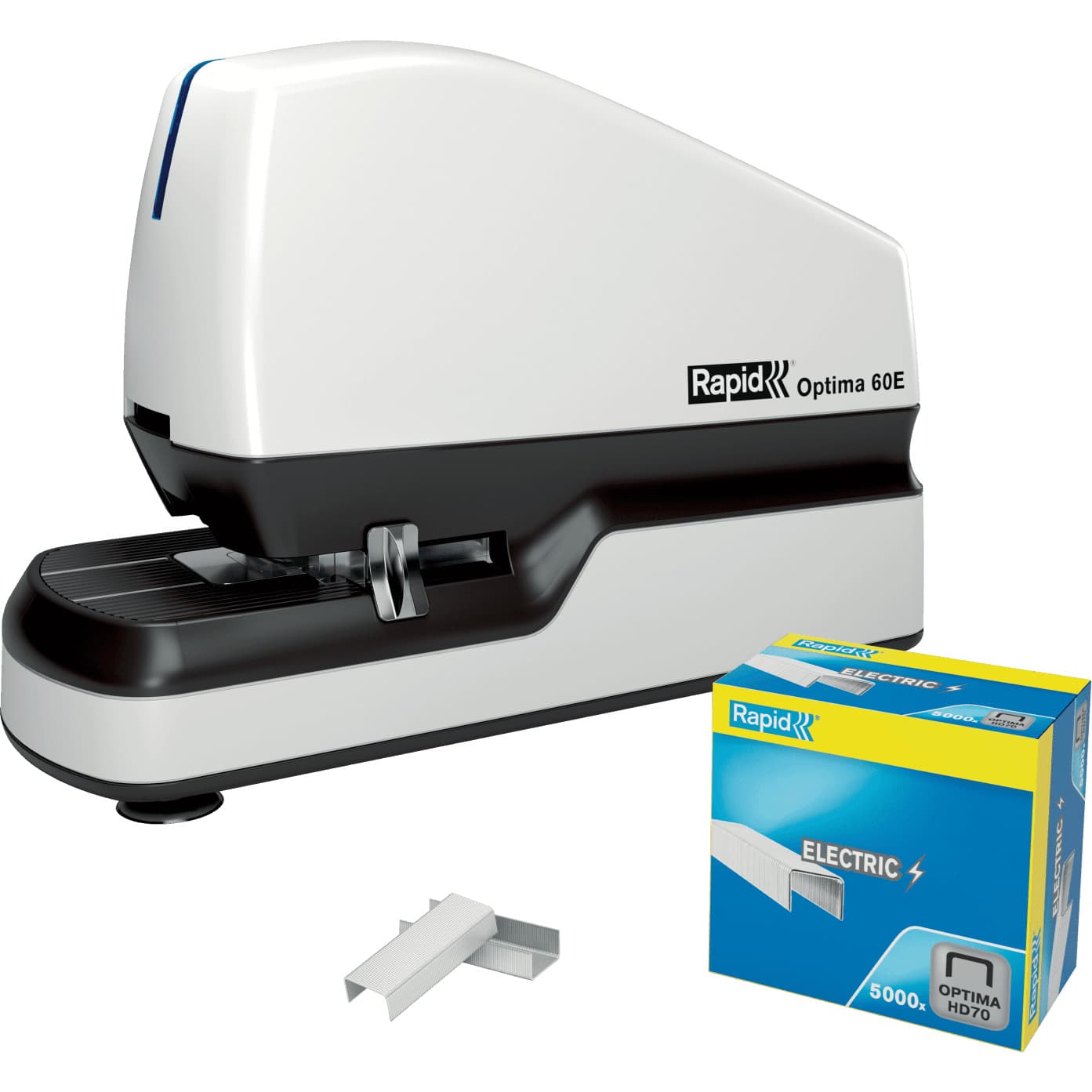 Zszywacz elektryczny Rapid Optima 60E biały 2102355 RAPID