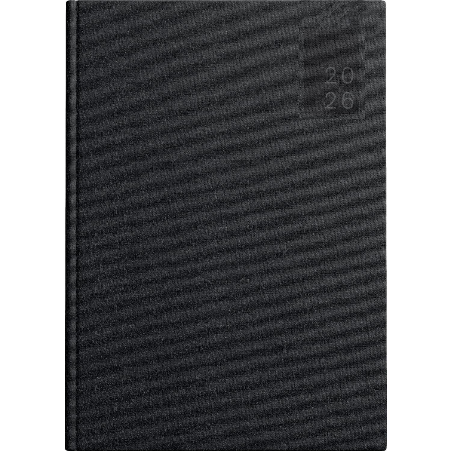 Kalendarz A5 dzienny czarny BASIC 2026r 400204119 TOP 2000