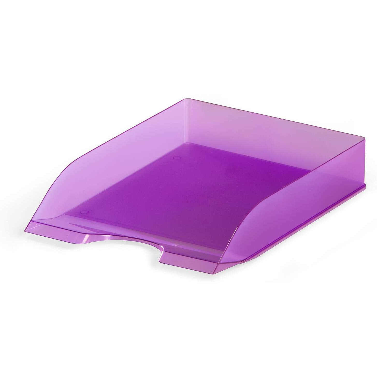 Półka na dokumenty A4 DURABLE BASIC purpurowa przezroczysta 1701674992