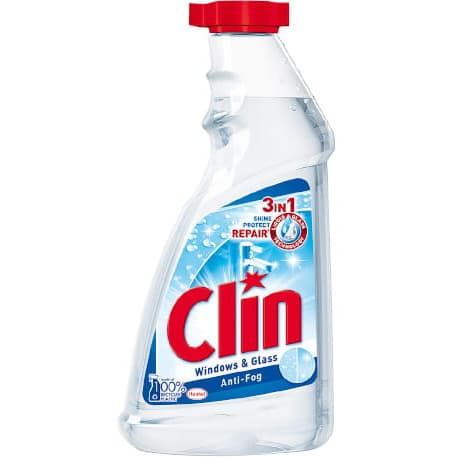 Płyn do szyb CLIN 500ml uzupełnienie Anti-Fog
